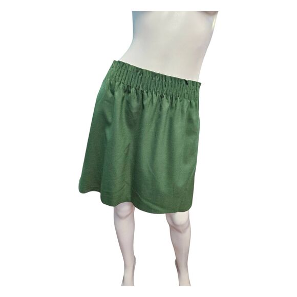 J Crew Green Skirt Womens Size 12 Wool Blend - Picture 1 of 7